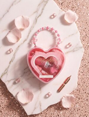 mocallure heart shapped lip gloss gift set