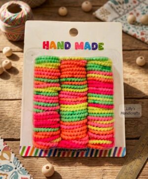 pack of colourful ponytails