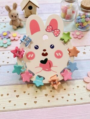 star shaped mini claw clips